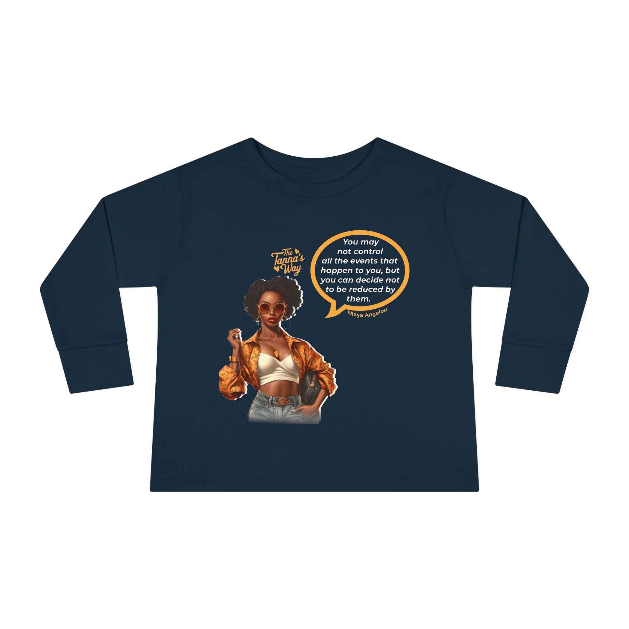 Maya Angelou | Toddler Long Sleeve Tee